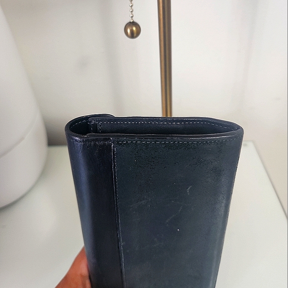 CHLOÉ BLACK LEATHER SUEDE ENVELOPE WALLET RTL $689 - Picture 3 of 6